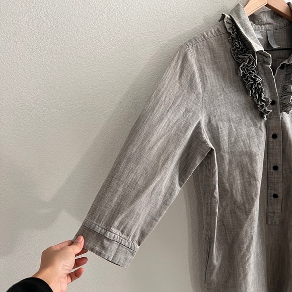 SIBEL SARAL Tunic Shirt with Pockets 100% Cotton - Picture 4 of 10